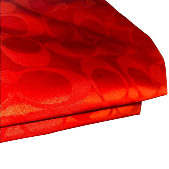 Coach Signature Getaway Nylon Tote Bag Set Orange - Picture 7 of 10